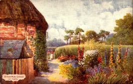 A Hampshire Garden near Sopley Tuck &amp; Sons-early 1900&#39;s Postcard-bk34 - £3.95 GBP