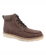 NEW Club Room Clifton Lace-up Moc-Toe Boots Mens 9 M Brown NIB - €20,39 EUR