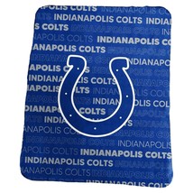 Indianapolis Colts Blanket 50x60 Fleece Classic - $61.99
