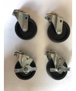 Atosa CookRite Set of 4 Casters For 60&quot; Range Ovens # ATO24G2B,ATO-36G,A... - $2,451.88 MXN
