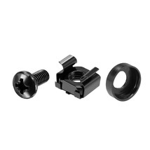 uxcell M6x12mm Server Rack Cage Nuts Black 20Set, Mounting Screws for Se... - £15.73 GBP