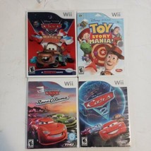 Nintendo Wii Disney Pixar Toy Story Mania Cars Cars 2 Lot Of 4 Tested Wii - $36.37