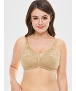 Wingslove Full Coverage Wireless Non-Padded Wireless Bra Nude, 38DD/E, Nude - $16.82