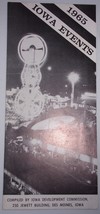 Vintage Iowa Events 1965 Brochure - $3.99