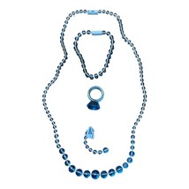 Game Part Piece Sleeping Beauty Pretty Pretty Princess Blue Jewelry Necklace + - £3.33 GBP