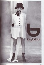 1994 Byblos Albert Watson Black &amp; White Sexy Legs Vintage Fashion Print ... - £4.72 GBP