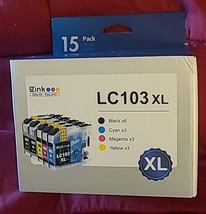 15PK LC103 XL Ink Cartridge For Brother MFC-J470DW J475DW J870DW 875DW D... - £17.98 GBP