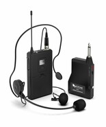 FIFINE Wireless Microphone System, Wireless Microphone set with Headset ... - €32,38 EUR