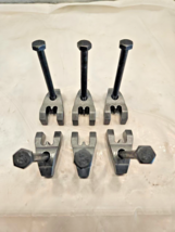 Set of 6 CAT 3126 DIESEL ENGINE INJECTOR HOLD DOWN CLAMPS OEM - $150.00