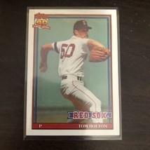 Tom Bolton Red Sox 1991 Topps "40 Years Of Baseball" Card #37 - $1.25