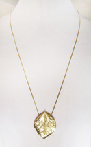 Sublime Vintage Crown Trifari Gold Leaf Necklace - £62.29 GBP