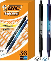 Bic Soft Feel Assorted Colors Retractable Ballpoint Pens, Medium Point (... - £24.73 GBP