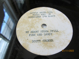 12&quot; Lp Test Press Record Scott Croner Sings 5 Sings - £7.85 GBP