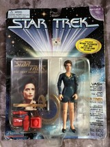 Star Trek The Next Generation VASH Rare Action Figure &amp; Collector Card 1995 NIP - $13.09