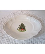PFALTZGRAFF HOLIDAY DISH TIDBIT TRINKET DISH 8.5&quot;W CHRISTMAS TREE USA WH... - $4.90