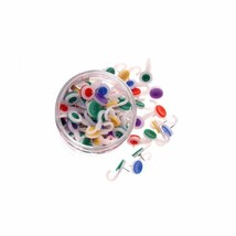 Whitecroft Essentials Tubs Hook Push Pins - Assorted Colours (Pack of 100)  - $22.00