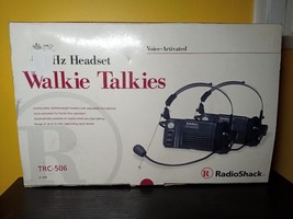 Radio Shack walkie talkie voice activated trc 506 Tested One set of two - $47.60