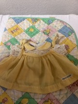 Vintage Cabbage Patch Kids Dress With Shoulder Ties Canada LTEE 1983 - $50.00