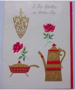 Vintage American Greetings To My Mother On Mother’s Day Glitter &amp; Emboss... - $4.99
