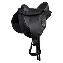 New synthetic treeless saddle 16&quot;- on color black - £305.91 GBP