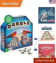Ultimate Brain Teaser Word Game - 148 Tiles, Timer, 2-4 Players, Ages 8+ - $45.00