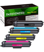 Compatible With TN227 Toner Cartridge: Replacement Compatible With Broth... - £30.57 GBP