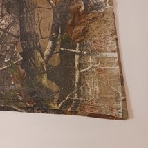 Men's Brown Green Forest Hunting Camping Stretch Camo T-Shirt Chest Size 52" image 8