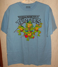 New! Mens Viacom Teenage Mutant Ninja Turtles Blue Novelty T-SHIRT Size Xl - £14.90 GBP