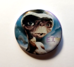 E.T. Extra-Terrestrial Licensed Button Badge 1982 Sci-Fi Pinback Vintage... - $12.55