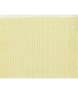 Artisan Handwoven Mini Rug/Table Mat 8&quot;x10&quot; Cornsilk #8, Rayon - $85.00