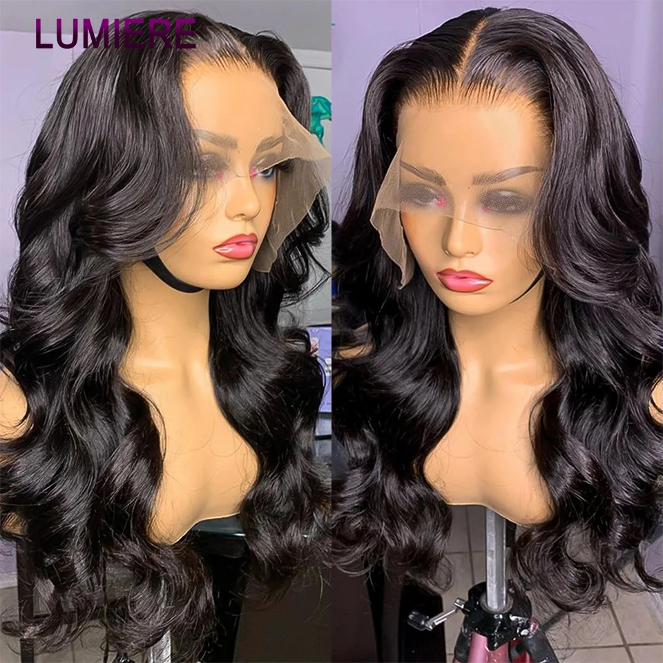 32&quot; 34&quot; Cheap Body Wave Lace Front Wigs For Women Human Hair Brazilian 13x4 Fu - $83.16+