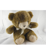 Vintage 1984 Emotions 10&quot; sitting size Plush Brown &amp; Cream Teddy Bear So... - $20.28 CAD