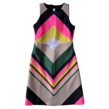 NWoT J.Crew Collection Pop-stripe Sheath in Navy Azalea Sleeveless Dress 00 - £40.92 GBP