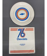 1976 Chevrolet Dealer Promotional Paper Plate Chevy Napkin Bi-centennial... - $22.04 CAD