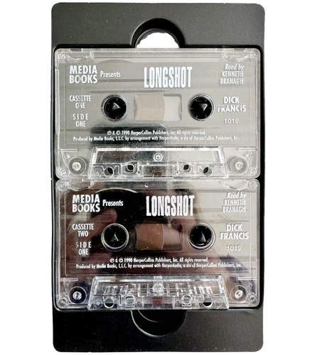 Dick Francis Longshot Audiobook Cassettes 1990 Vintage Complete Mystery ELEC Item image 4
