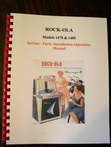Rock-ola 1478 &amp; 1485 Jukebox Manual - $631.50 MXN