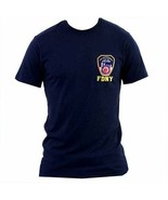 FDNY Men&#39;s Tee Embroidered Patch (Navy Blue) - £15.74 GBP