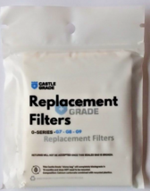 Replacement Filters for Castle Grade G Series Silicone Reusable Respirat... - £15.52 GBP