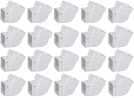 Downspout Gutter Elbow 3.88&quot; H x 3.63&quot; W/L Square Vinyl, Amerimax T0525 ... - $52.46