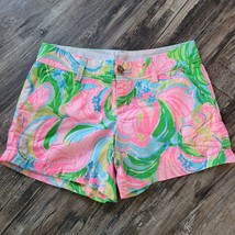 Lilly Pulitzer Callahan Shorts Size 4 Pinks, Greens Colorful Ladies Casual Short - £32.07 GBP