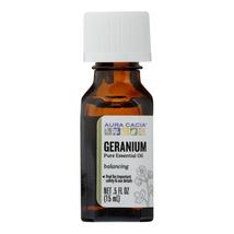 Aura Cacia - Pure Essential Oil Geranium - 0.5 fl oz - £25.34 GBP