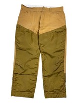 Vintage Key Insulated Duck Canvas Dungaree Pants Hunting Brush Guard 42x32 USA - £22.60 GBP