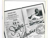 Playbill Shirley Valentine   Pauline Collins 1989 Booth Theatre New York - £7.91 GBP