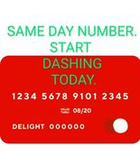DoorDash Official Red Card SAME DAY CARD NUMBERS!! - £14.90 GBP