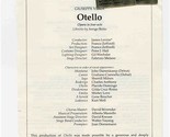 2 Otello Ticket Stubs Metropolitan Opera 1979 Placido Domingo Sherrill M... - $21.78