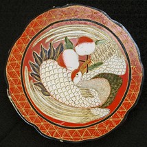 Chinese Lacquer Box with Crane and Peach early 20th Century - £59.78 GBP