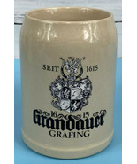 Grandauer Grafing 1615 German Beer Stoneware Cup Mug Stein 0.5 Liter RAR... - $532.95 MXN