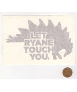 LET RYANE TOUCH YOU Window Sticker-Dinosaur-Promo Decal-Black- - £7.58 GBP