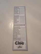 The Simpsons Clue Replacement Score Sheets 2000 Hasbro Vintage - £11.40 GBP