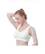 2PC Women Zip Front Sports Bra Wireless PostSurgery Bra Active Yoga Fitness Bras - $19.80